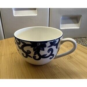 LAUREN Ralph Lauren Mandarin Blue Porcelin Coffee/Tea Cup